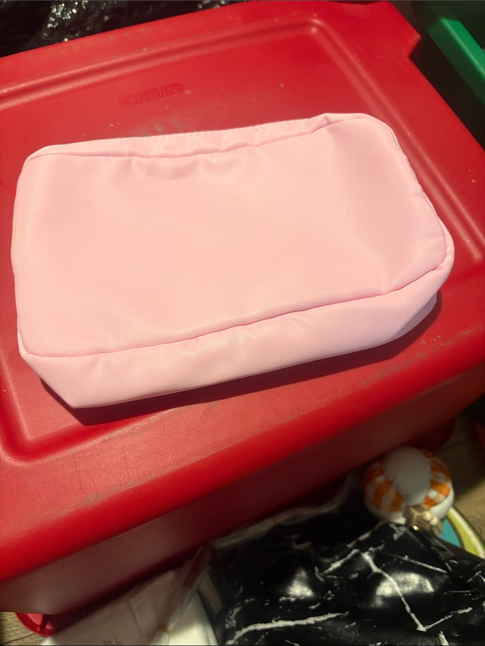 Pink Women's Cosmetic Pouch - Lightweight Makeup Bag